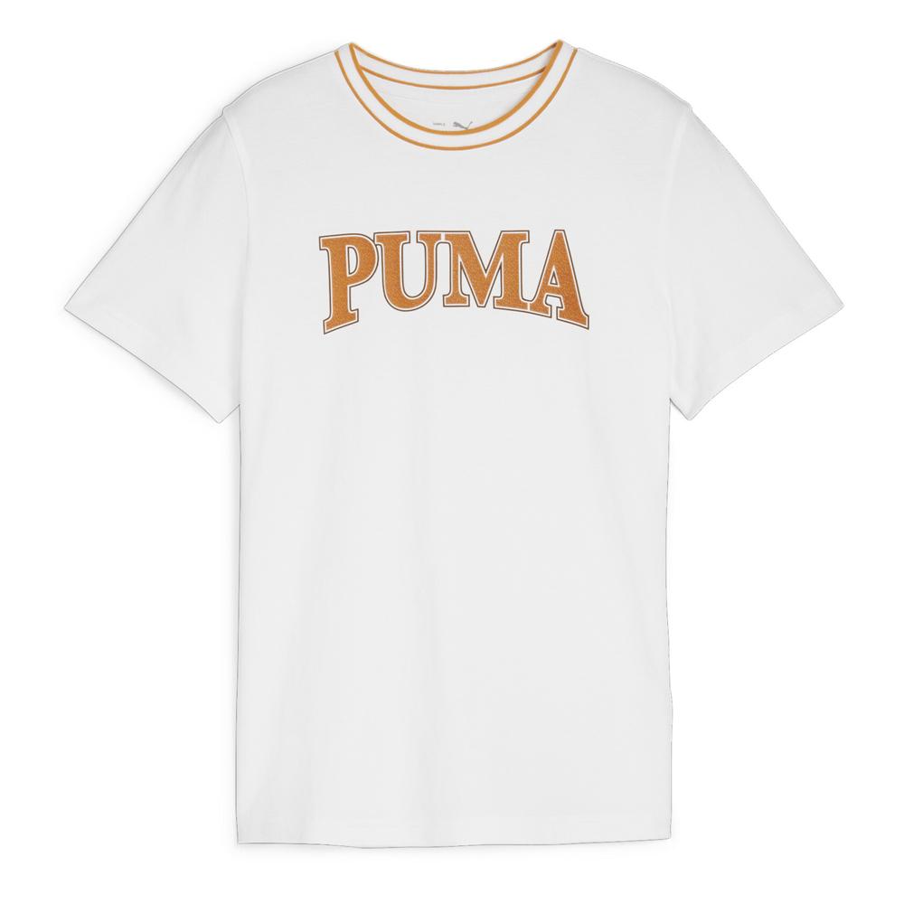T-shirt Blanc Garçon Puma Squad 02 pas cher