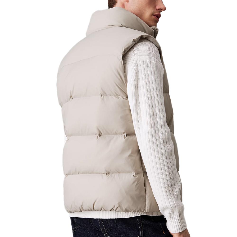 Doudoune sans manches Beige Homme Calvin Klein Jeans Vest vue 2