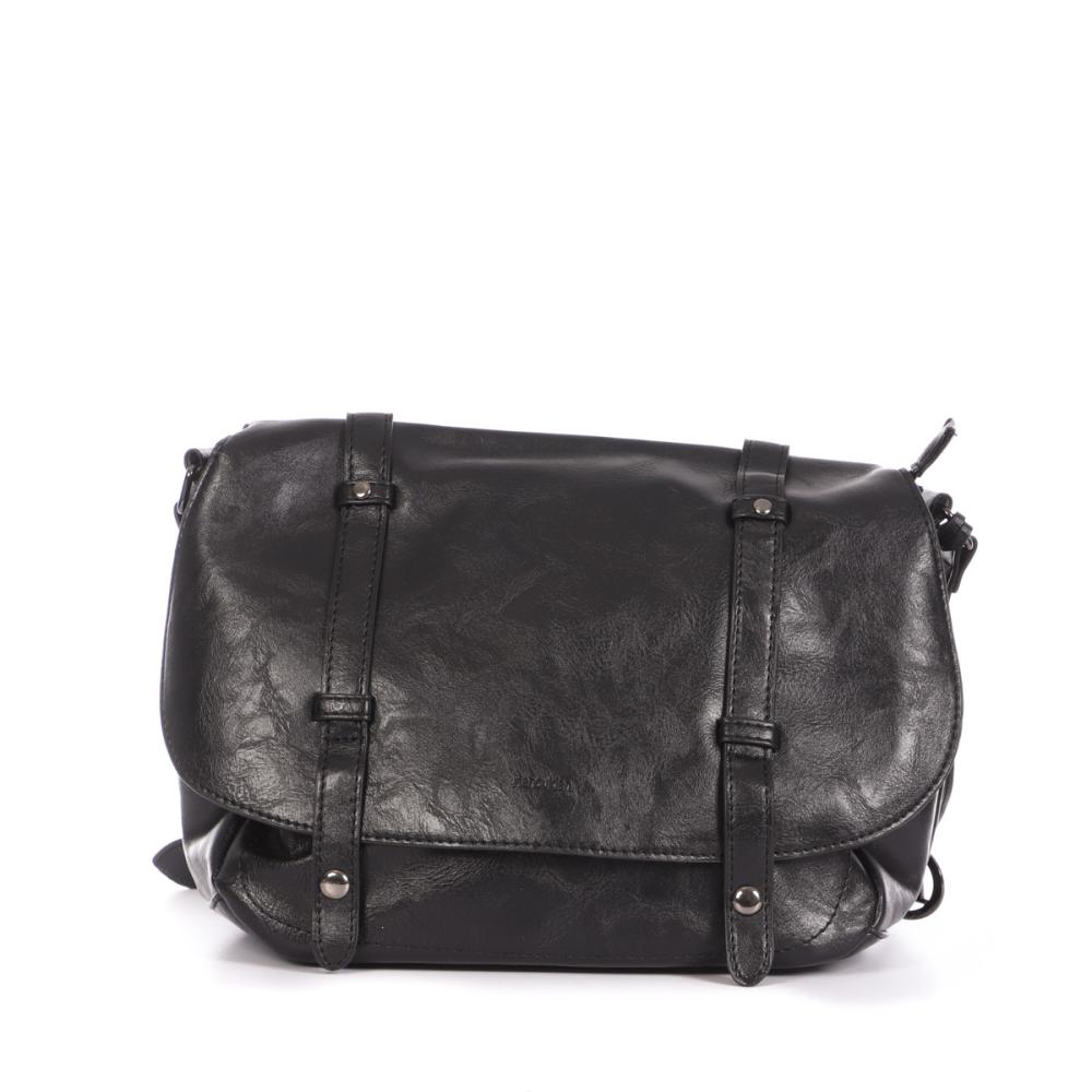 Sac bandoulière Noir femme Manoukian Dina pas cher