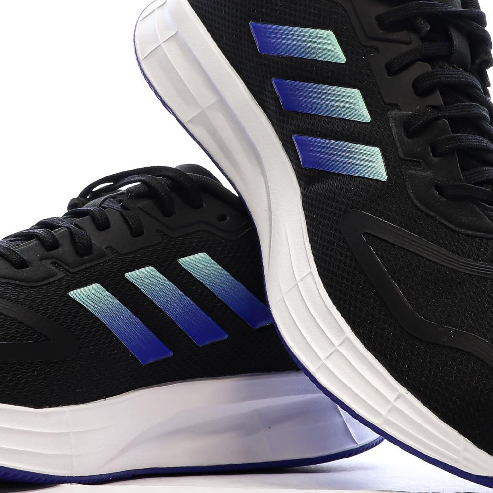 Chaussures de Running Noir/Bleu Homme Adidas Duramo 10 vue 7