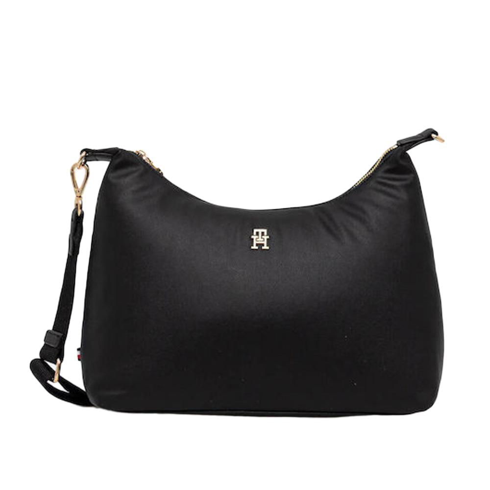 Sac à Main Noir Femme Tommy Hilfiger Popette Soft Shoulde pas cher