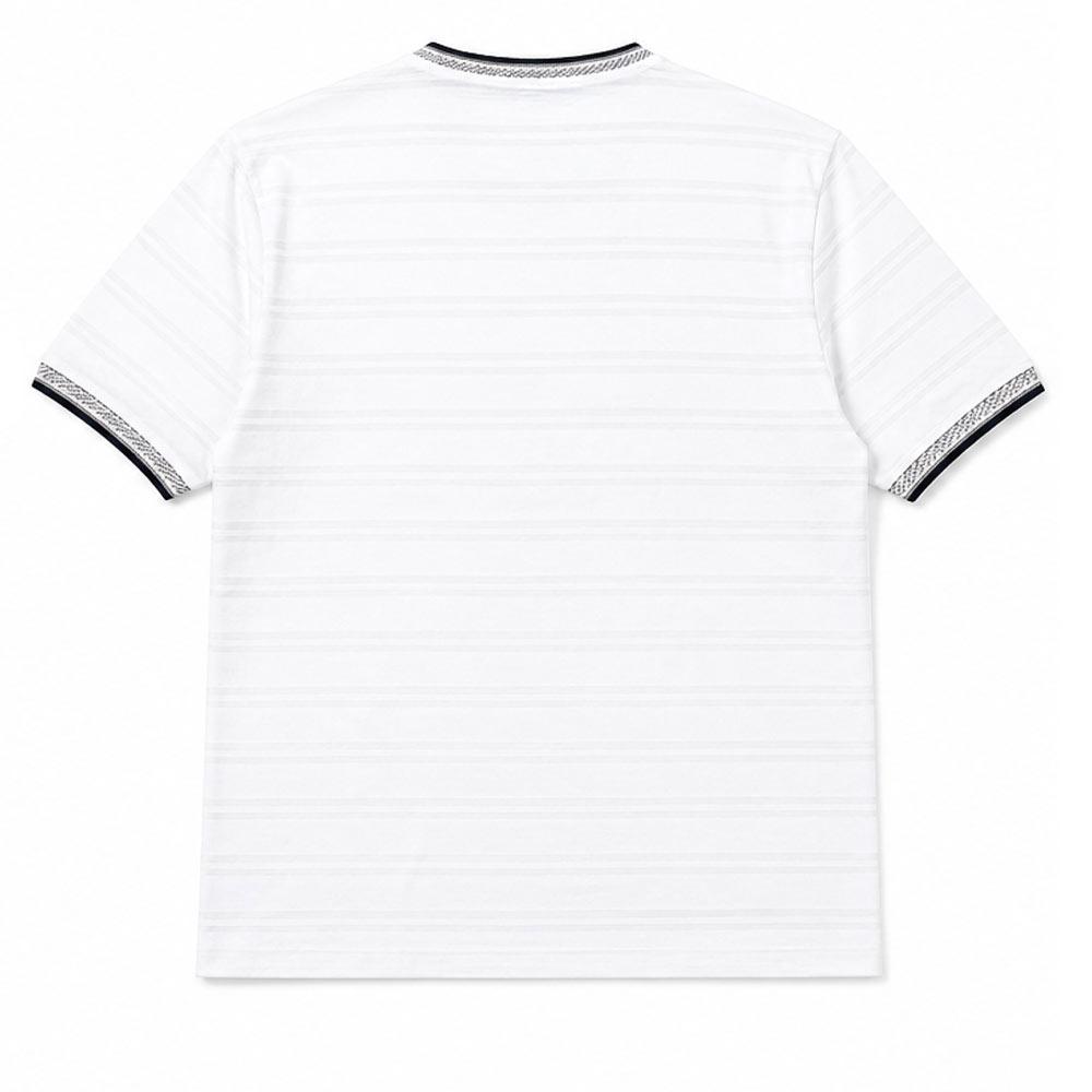 T-Shirt Blanc Homme RMS26 Rayures vue 2