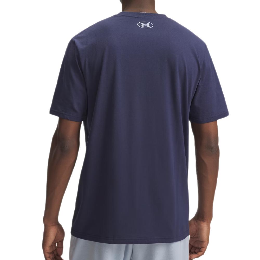 T-shirt Marine/Bleu Homme Under Armour Camo Boxed vue 2