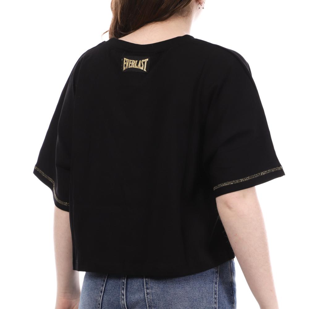 T-shirt Noir Femme Everlast Lunar vue 2