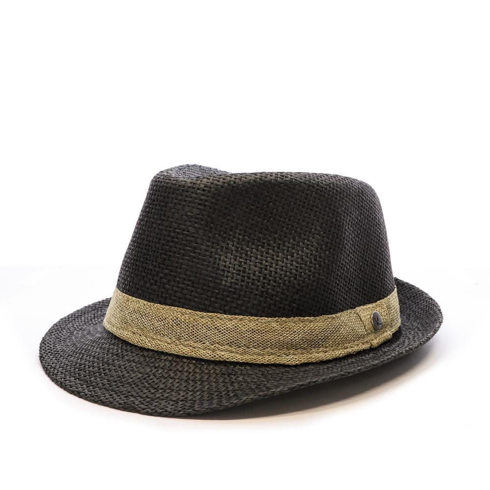 Chapeaux Noir Fedora Via Lorenzo Trilby Ivoire pas cher