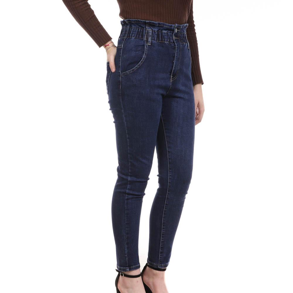 Jean Bleu Brut Mom Femme My Tina's pas cher
