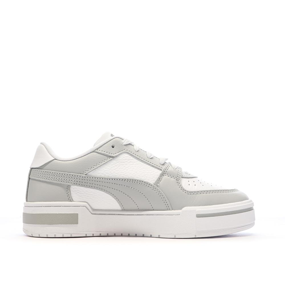 Baskets Blanches/Gris Homme Puma Pro Classic vue 2