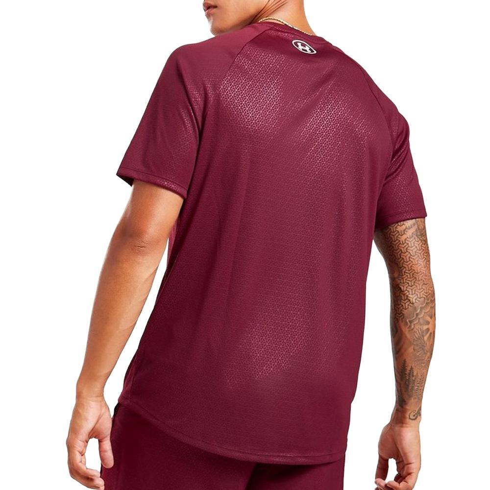 T-Shirt Rouge Homme Under Armour 1372530 vue 2
