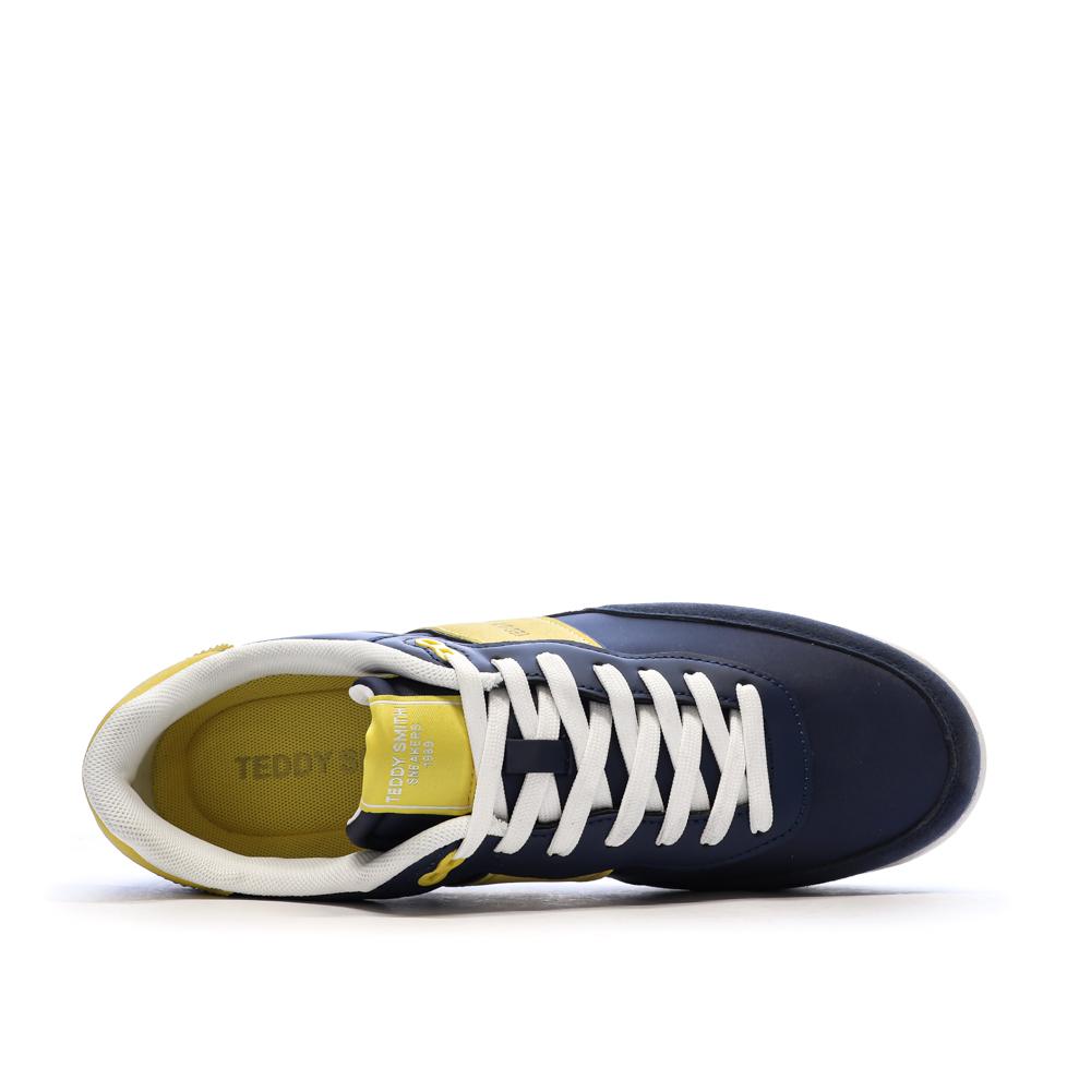 Teddy Smith Hombre Azul Marino/Amarillo Zapatillas 120506 ver 4