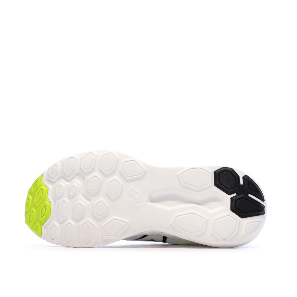 Baskets Blanc/Jaune Homme New Balance vue 5