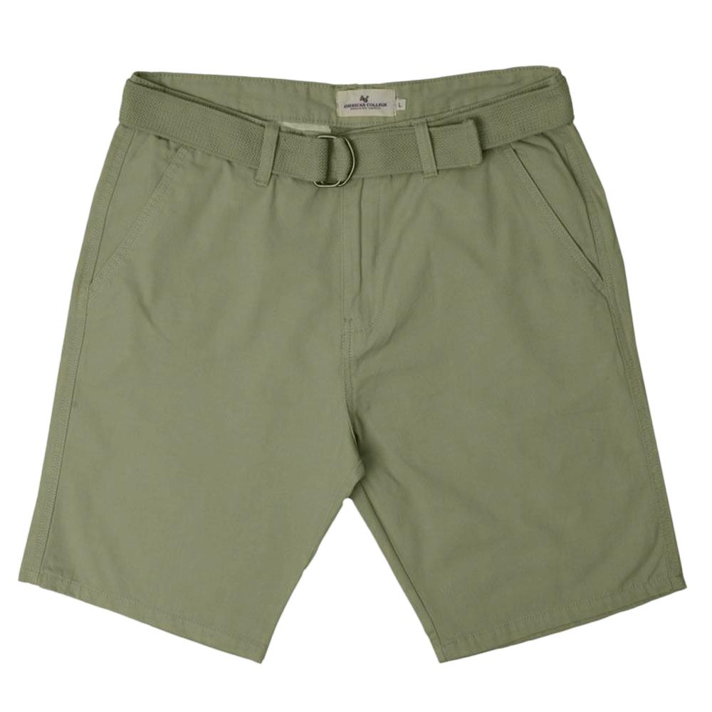 Short Kaki Homme American College Chino pas cher