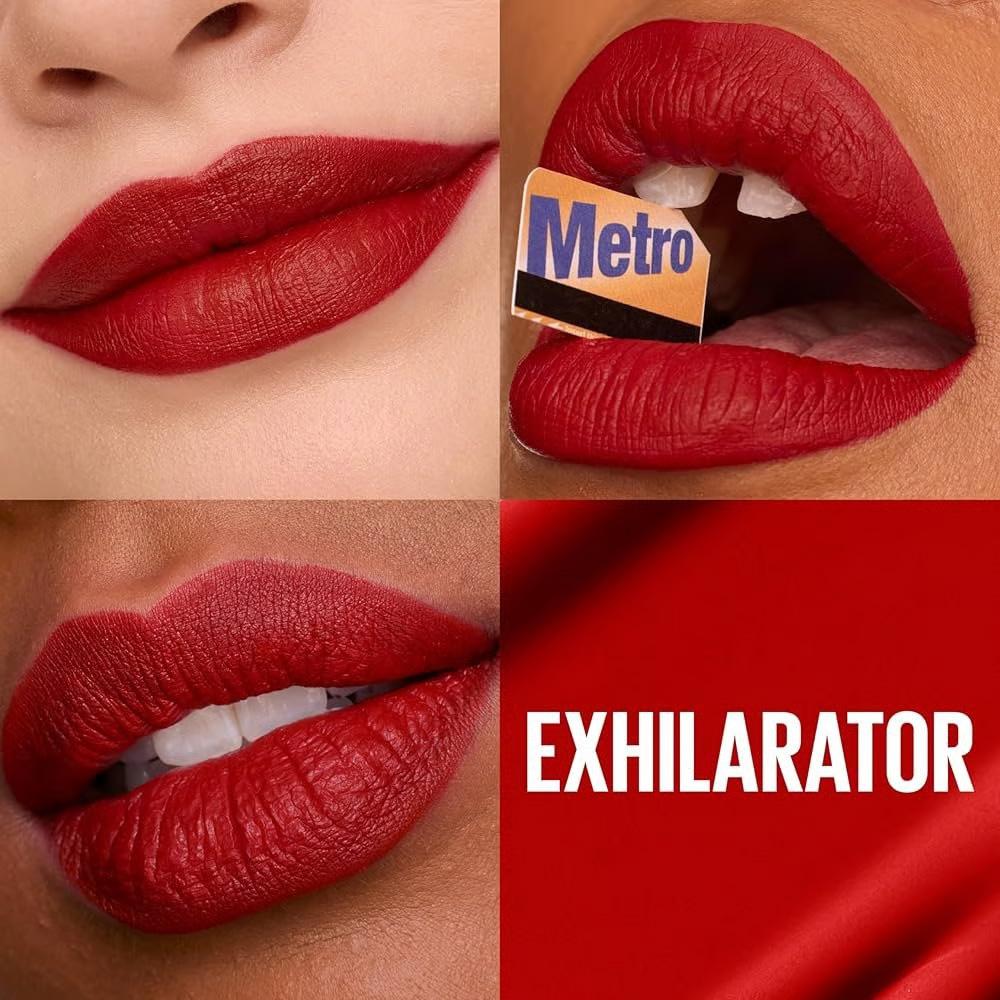 Rouge à Lèvres Liquide Mat Super Stay Matte Ink Maybelline New York 340 Exhilarator vue 2