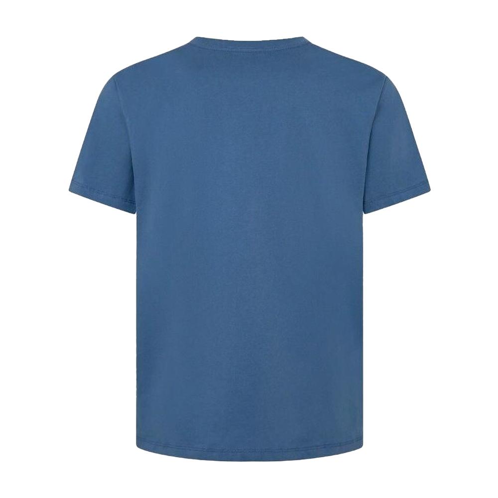 T-shirt Bleu Homme Pepe jeans Eggo SEB vue 2