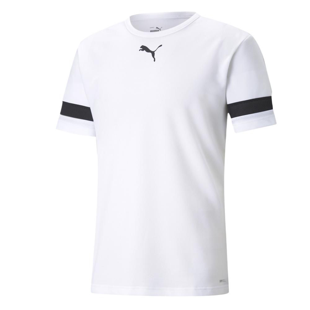 T-Shirt Blanc/Noir Homme Puma Teamrise pas cher
