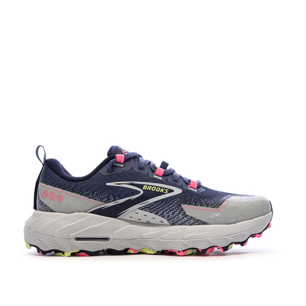 Chaussures de Trail Marine/Gris Femme Brooks Cascadia 18 vue 2
