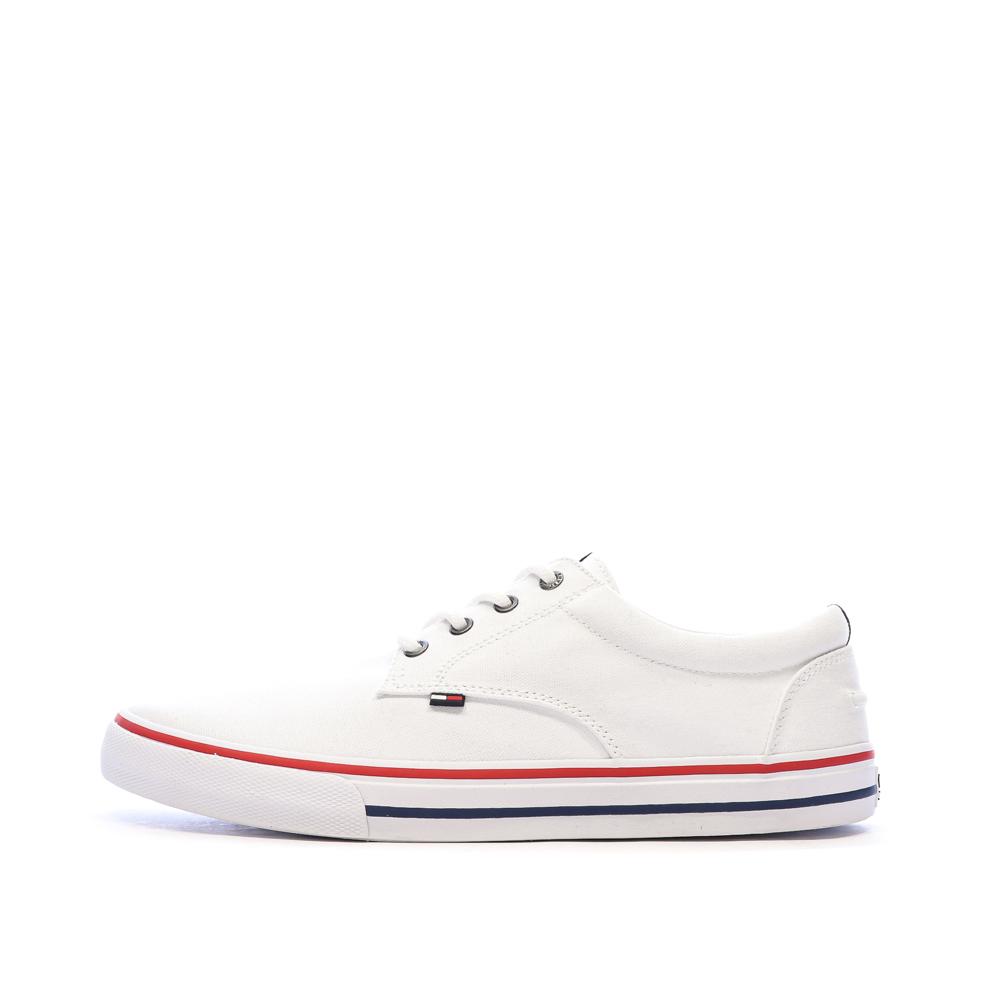 Baskets Blanches Homme Tommy Jeans Sneakers pas cher