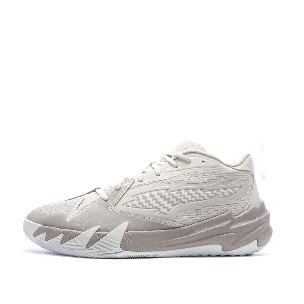 Chaussures de basket Blanches Homme Puma Scoot Zeros pas cher