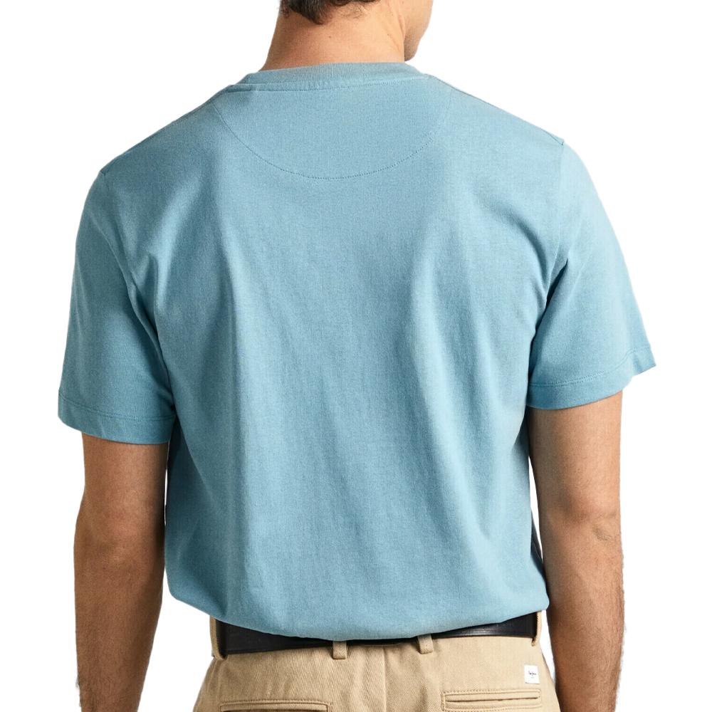 T-shirt Bleu Clair Homme Pepe jeans Connor vue 2