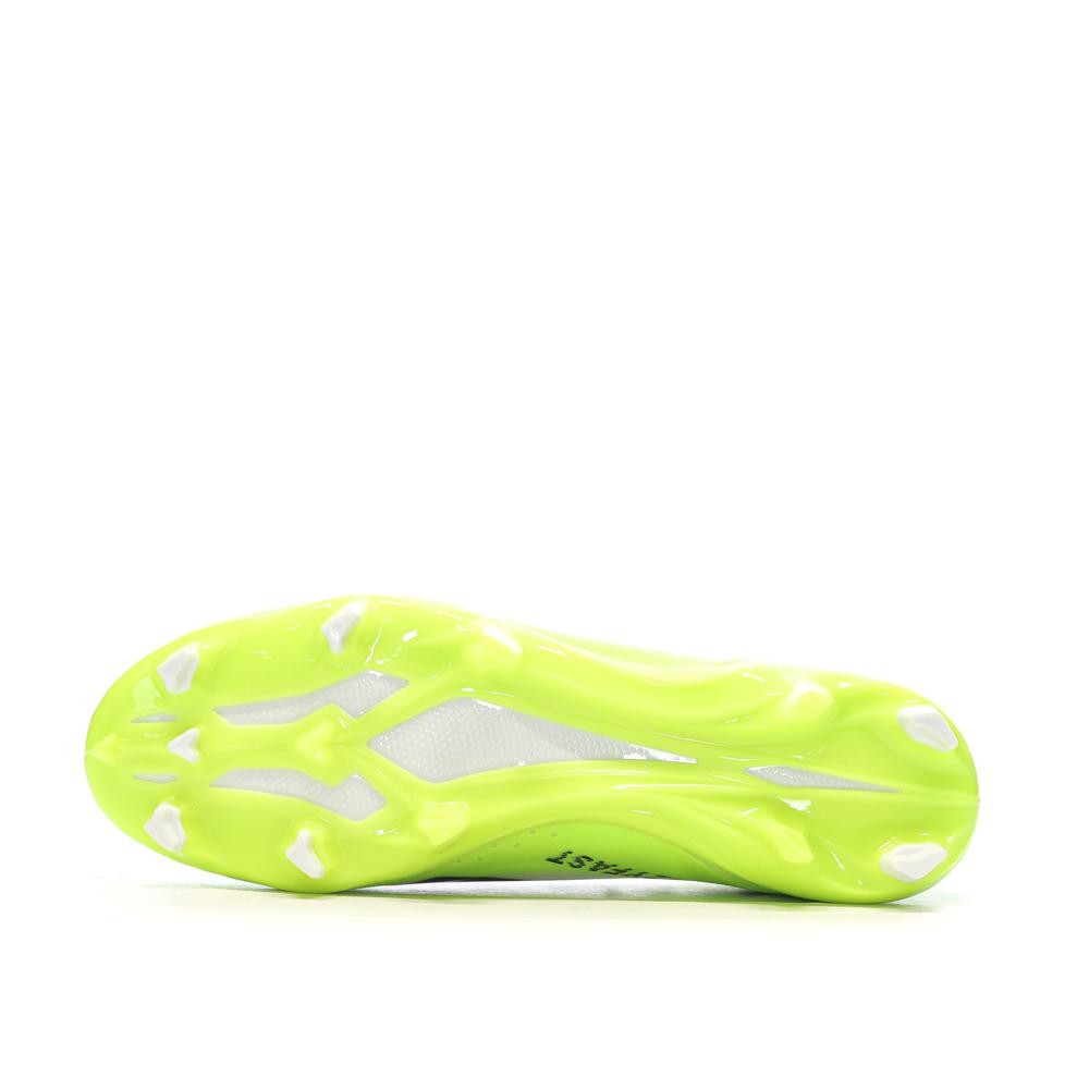 Chaussures de football Jaune/Blanc/Noir Homme Adidas X Crazyfast vue 5
