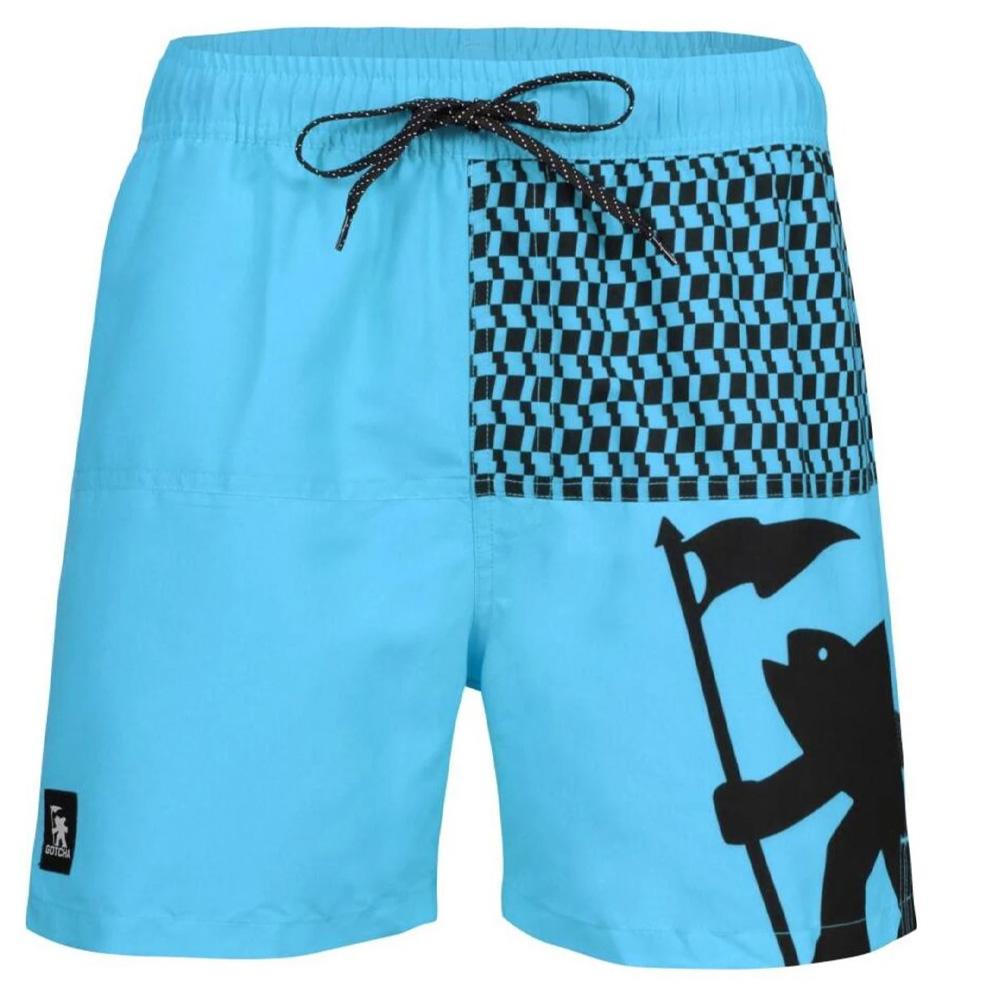 Short de Bain Bleu/Noir Homme Gotcha 963500 pas cher