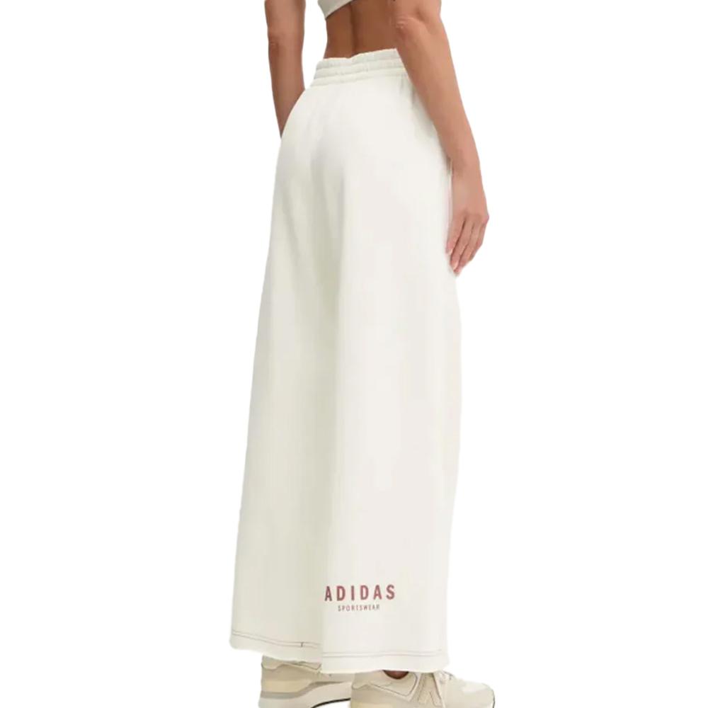 Jogging Blanc Femme Adidas JJ4530 vue 2