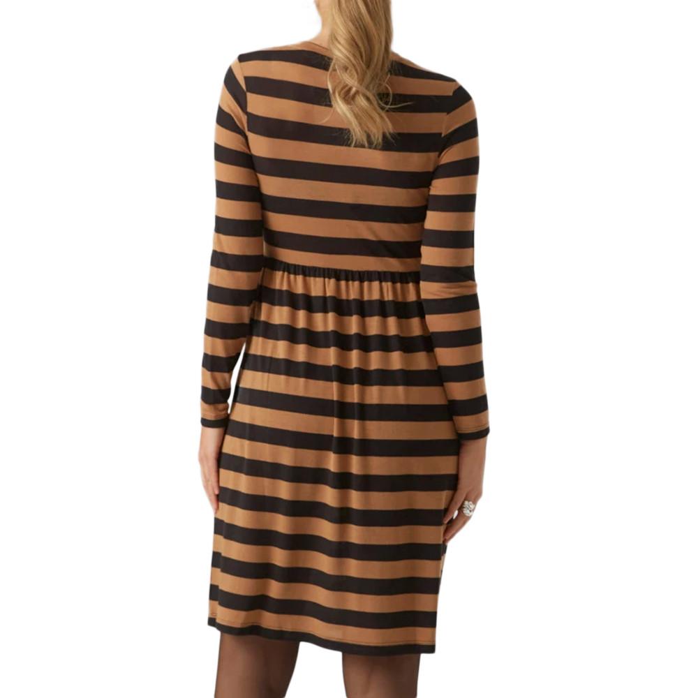 Robe Noir/Orange Femme Mamalicious Nellie vue 2
