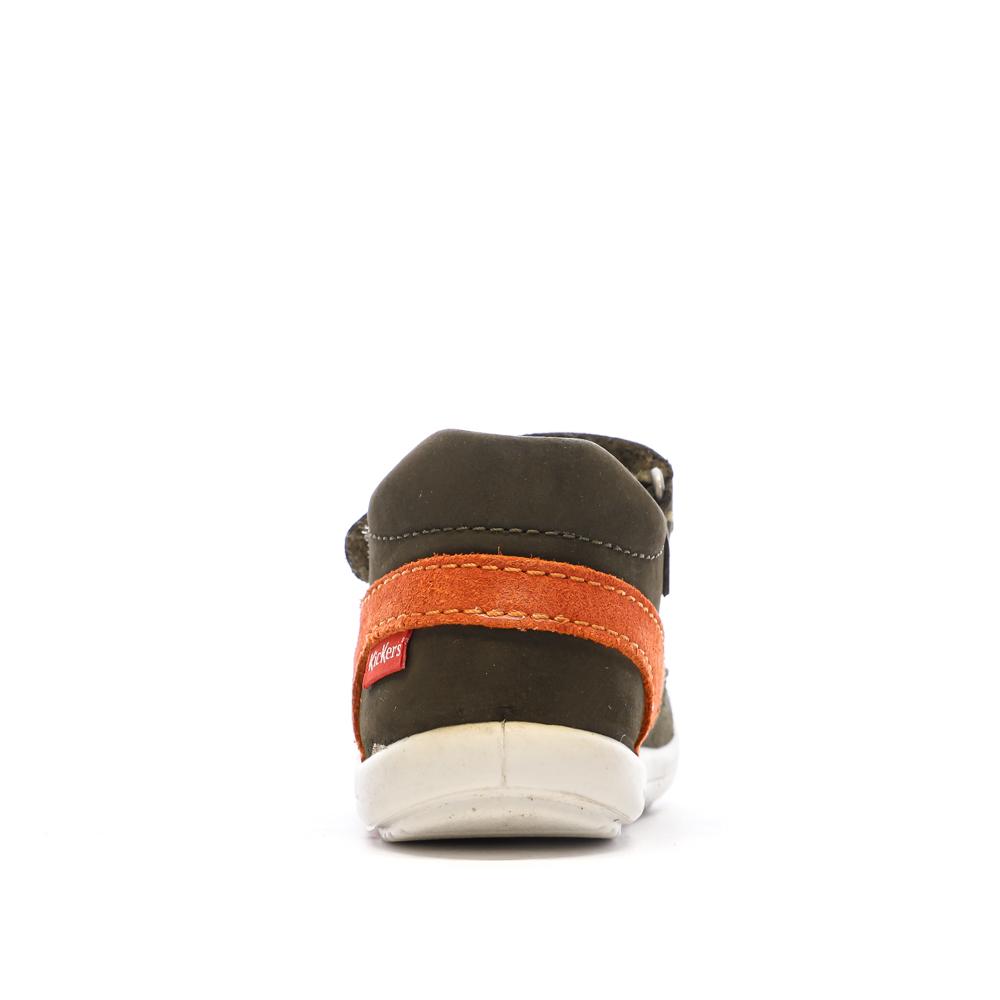 Sandales Kaki Garçon Kickers Salome vue 3