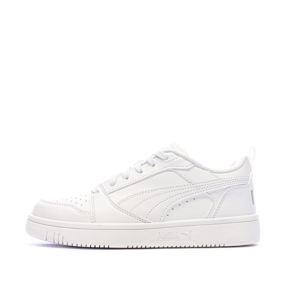 Baskets Blanches Mixte Puma Rebound V6 pas cher