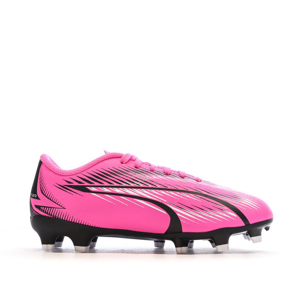 Chaussures de football Rose Garçon/Fille Puma Ultra Play 01 vue 2