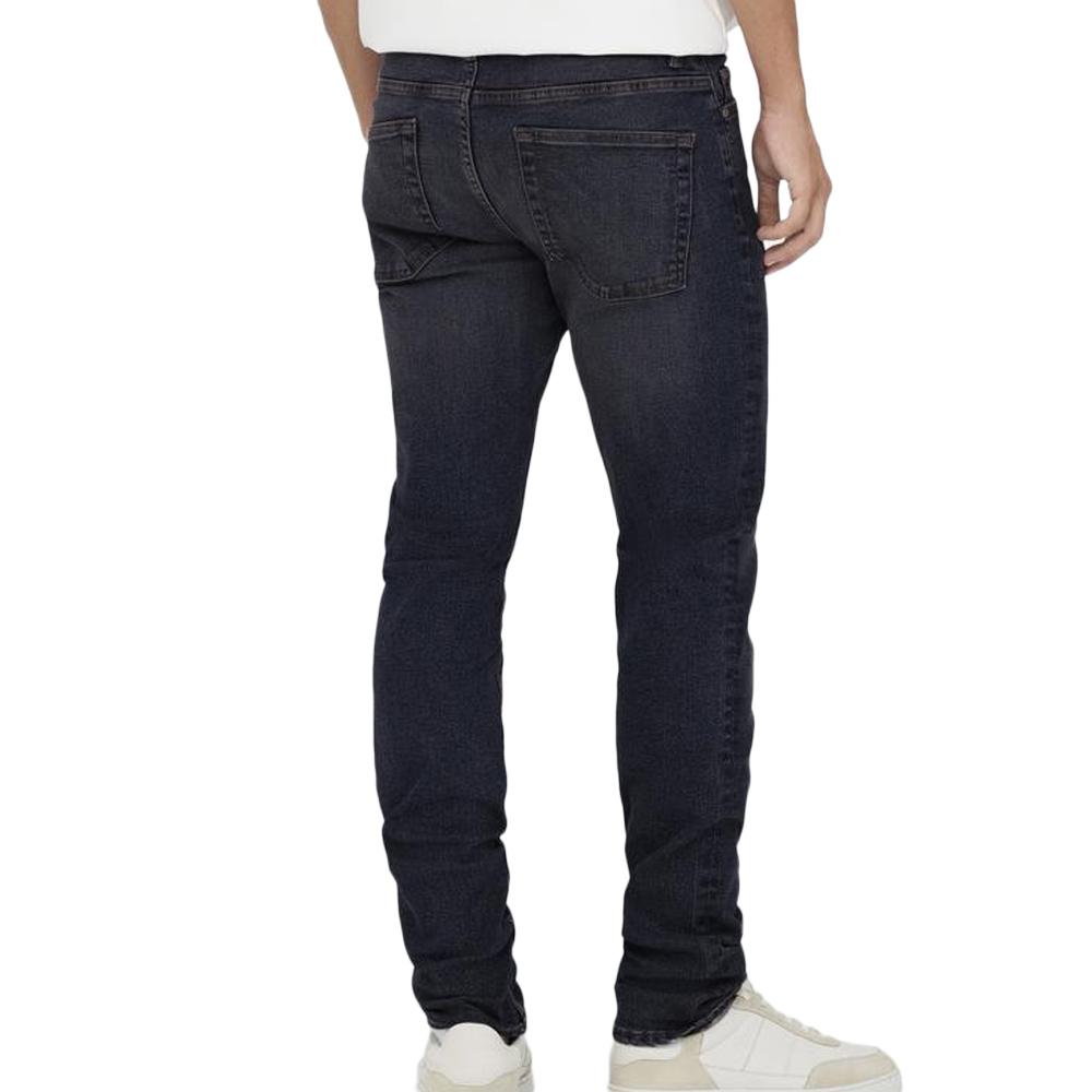 Jean Slim Noir Homme Only & Sons Loom vue 2