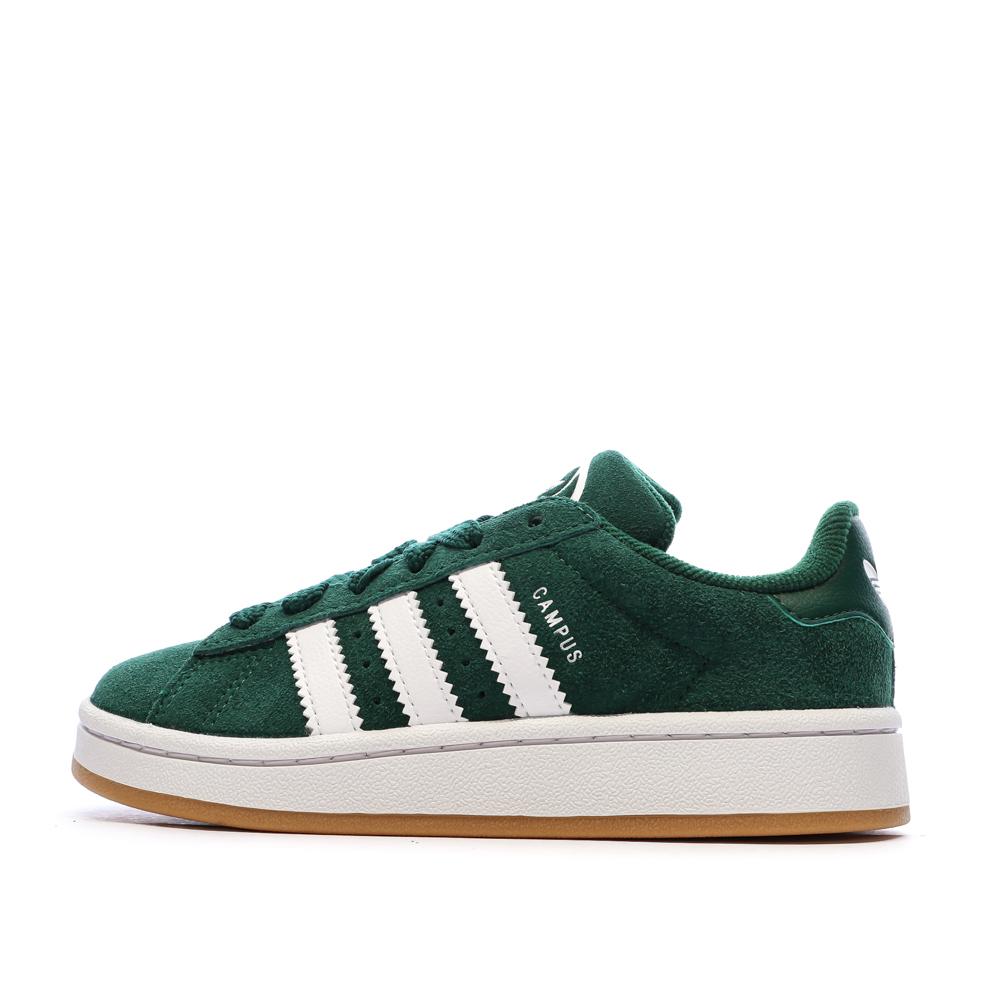 Campus Baskets Adidas Vert Foncé Mixte pas cher