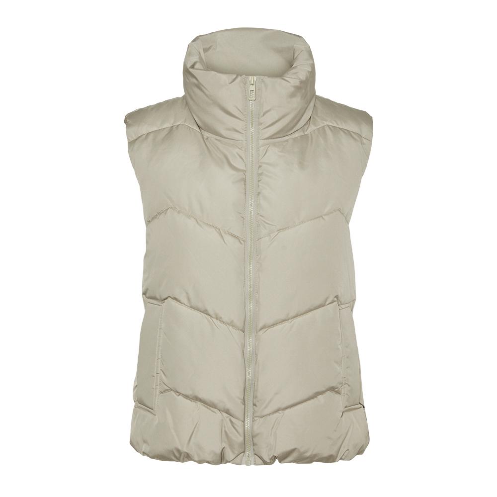 Doudoune sans manches Beige Femme Vero Moda Ligaeva pas cher