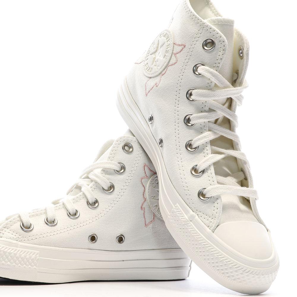 Baskets Blanches Femme Converse Chuck Taylor All Star vue 7