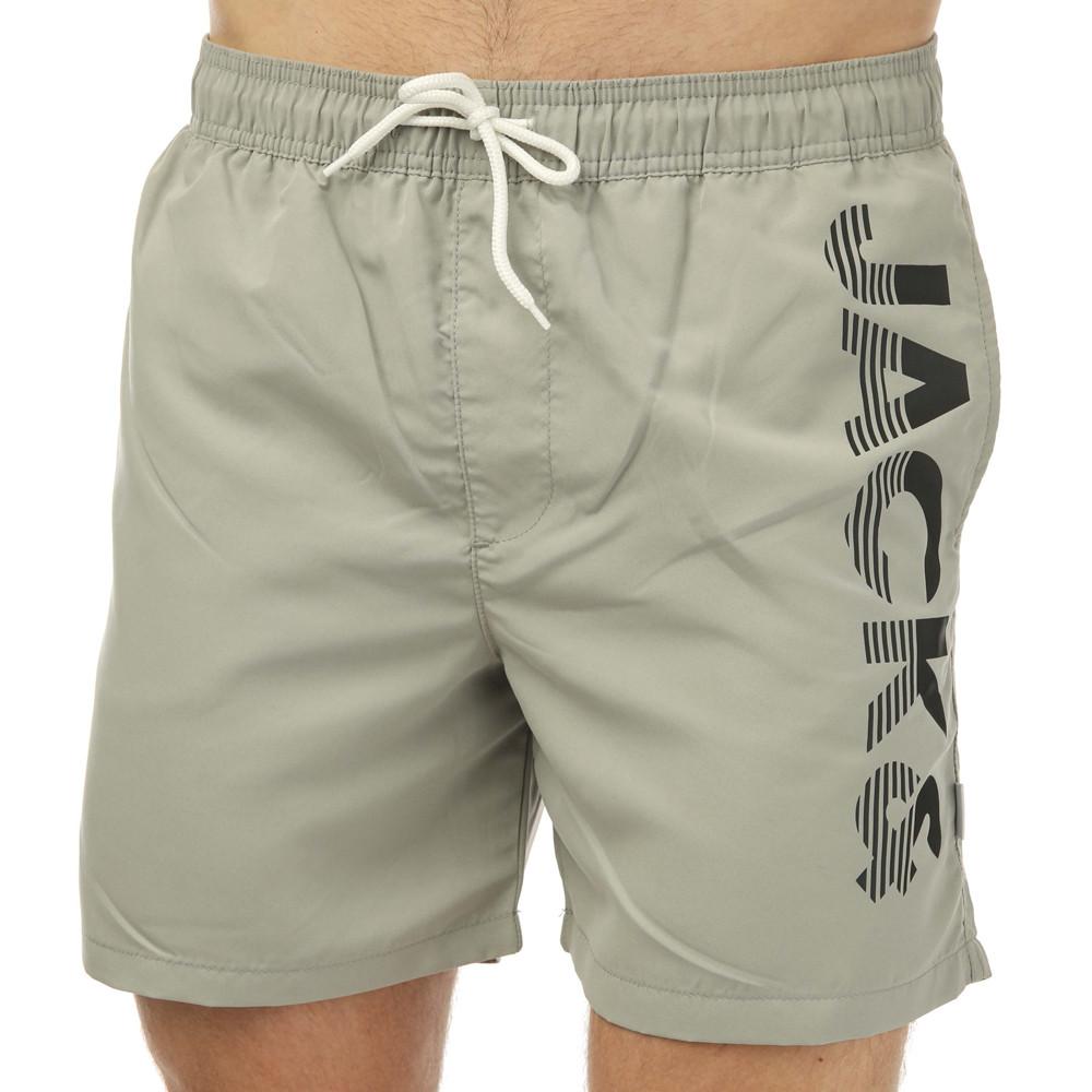 Short de bain Gris Homme Jack & Jones Haruba pas cher