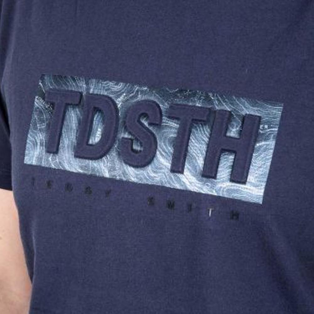 T-shirt Marine Homme Teddy Smith Max vue 3
