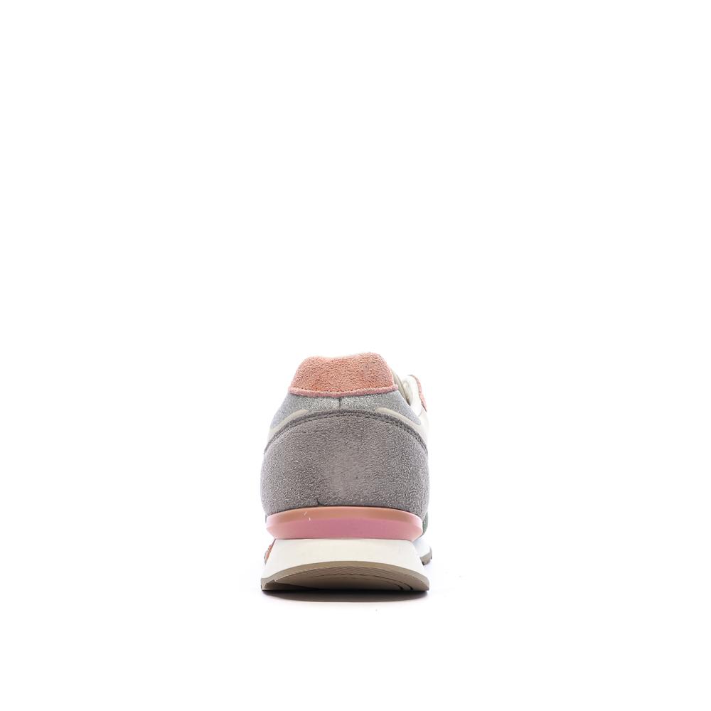 Baskets Beige/Rose Femme Pepe jeans Brit Mixt vue 3