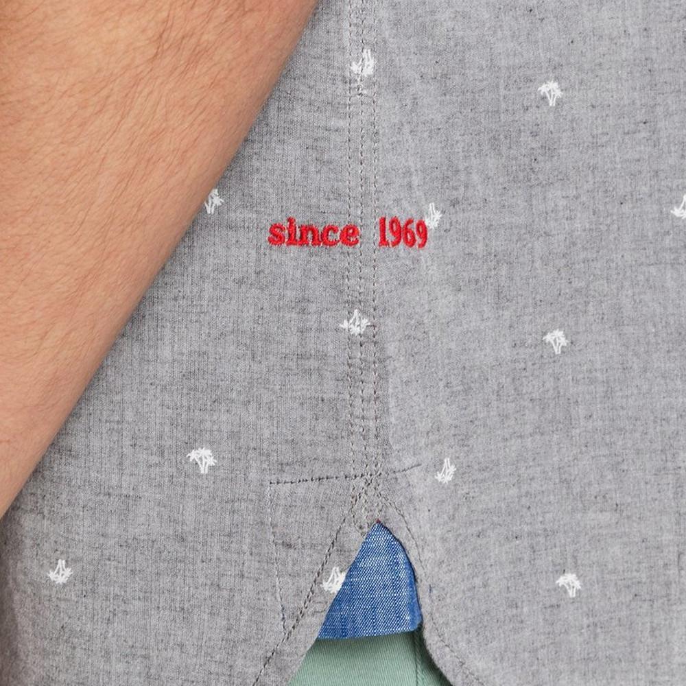 Chemise Manches Courtes Grise Homme Quiksilver Club de mers vue 3