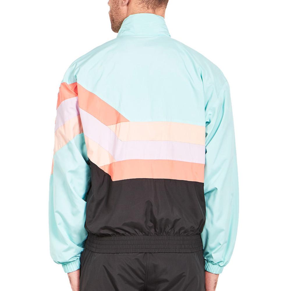 Veste Coupe-vent Turquoise/Noir Homme Sergio Tacchini 90'S vue 2