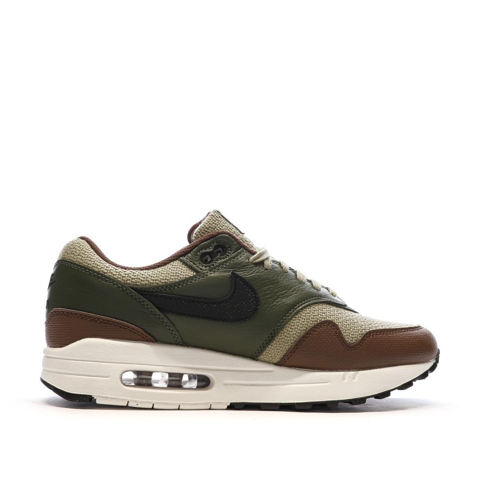 Baskets Kaki Homme Nike Air Max 1 vue 2