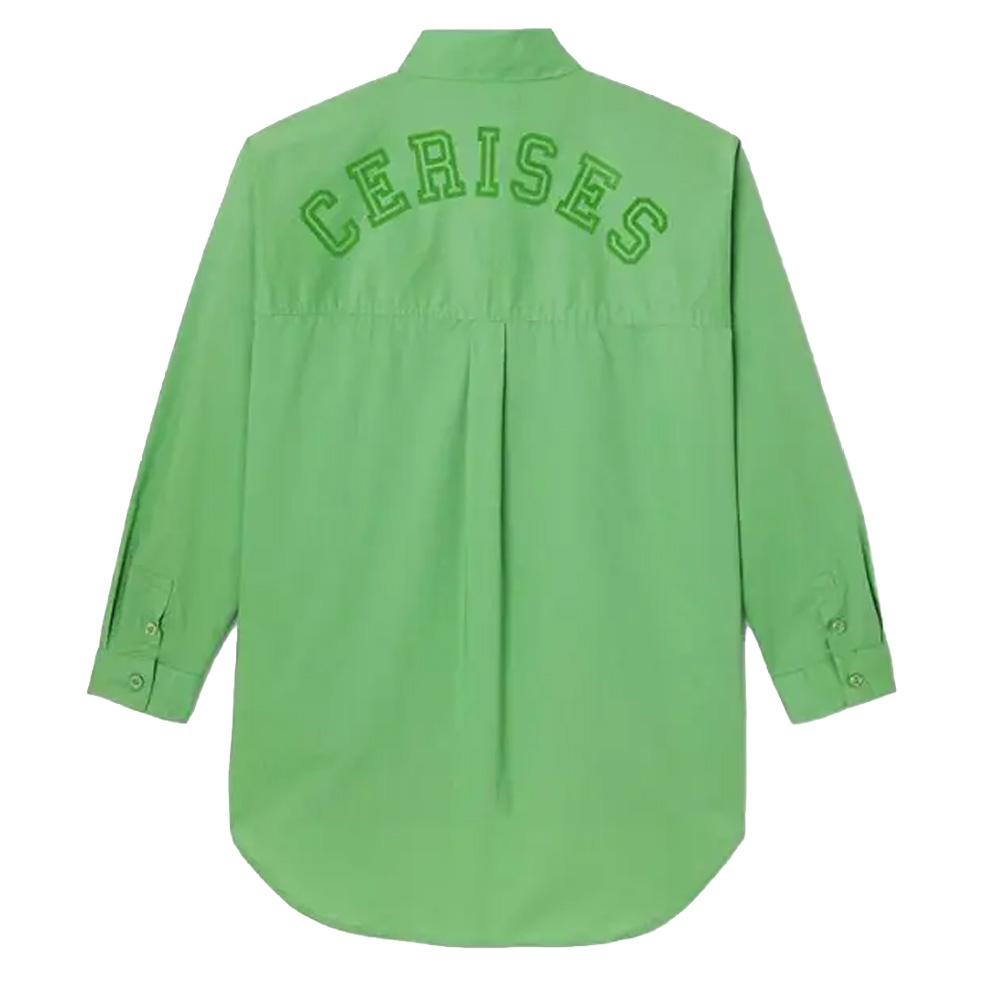 Chemise Verte Fille Le Temps Des Cerises Varvagi vue 2