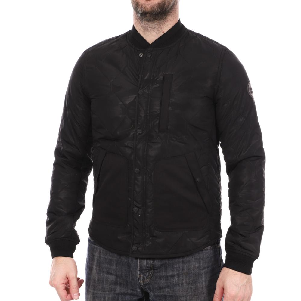 Veste Noire Homme Teddy Smith Bamer pas cher