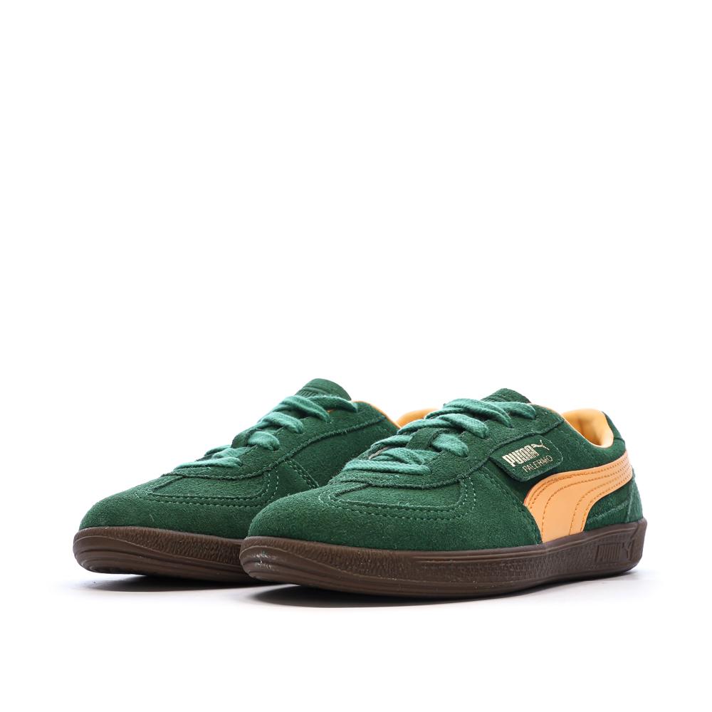 Baskets Vert/Orange Junior Puma Palermo PS vue 6