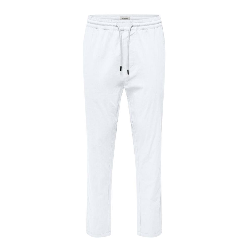 Pantalon fluide Blanc Homme Only & Sons Capri pas cher