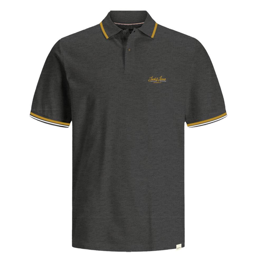 Polo Gris Foncé Homme Jack & Jones Jorten pas cher