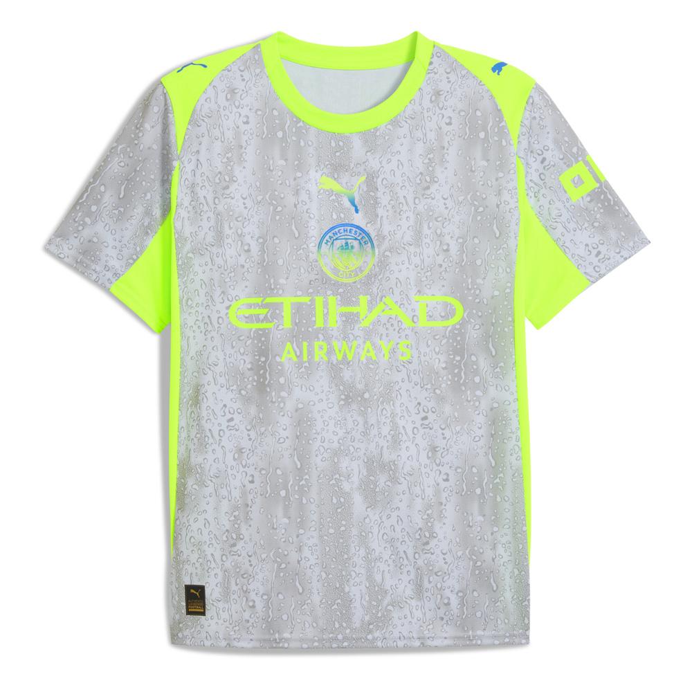 MANCHESTER CITY Maillot de football Gris/jaune Homme Puma Mcfc Away 25/26 pas cher