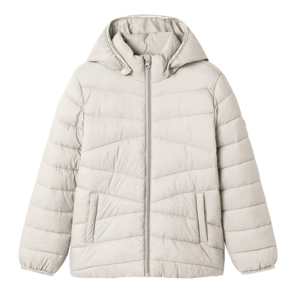 Doudoune Blanche Fille Name it Marble pas cher