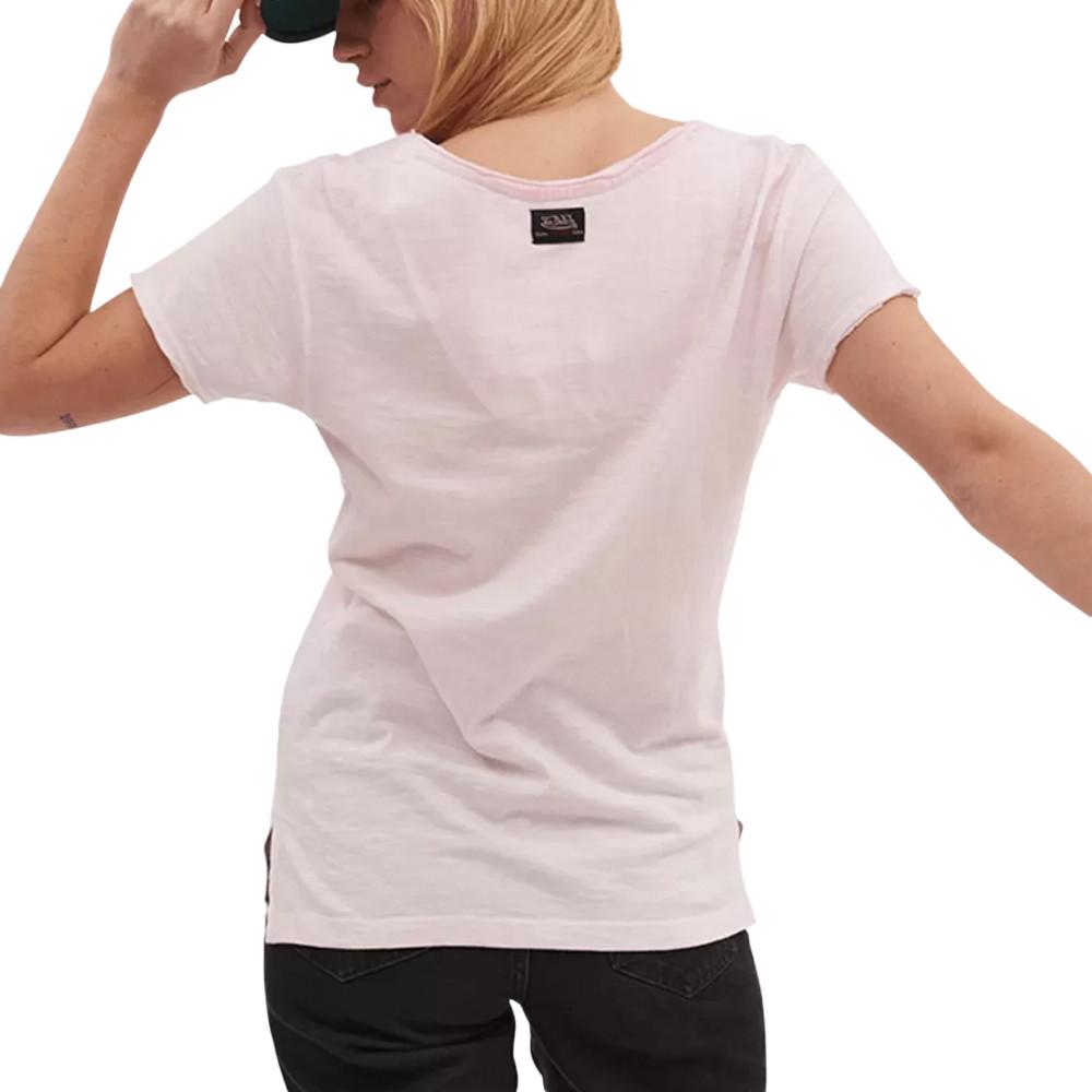T-shirt Rose Femme Von Dutch Aspect vue 2