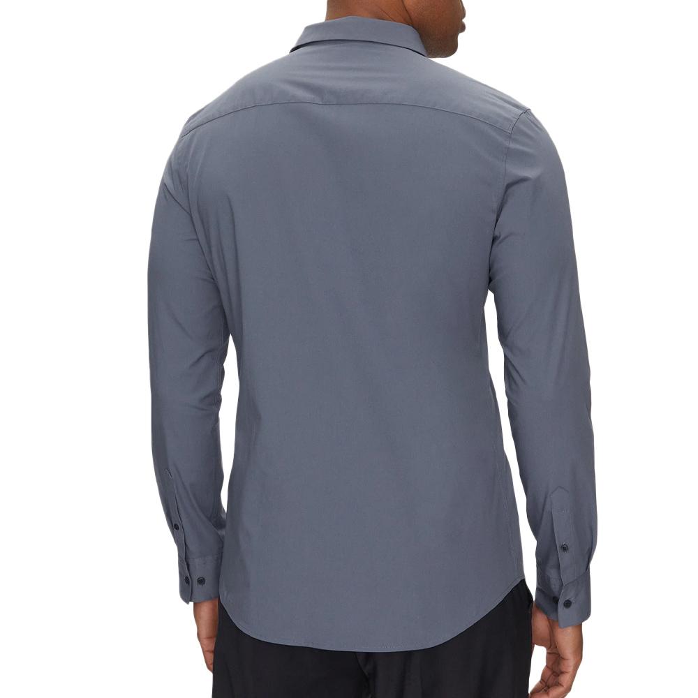 Chemise Gris Foncé Homme Calvin Klein Jeans Solid vue 2