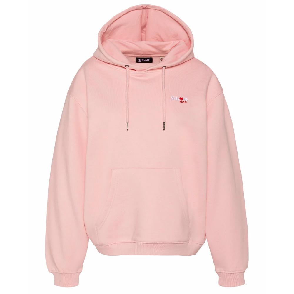 Sweat Rose Femme Schott SWHBRODEDW pas cher