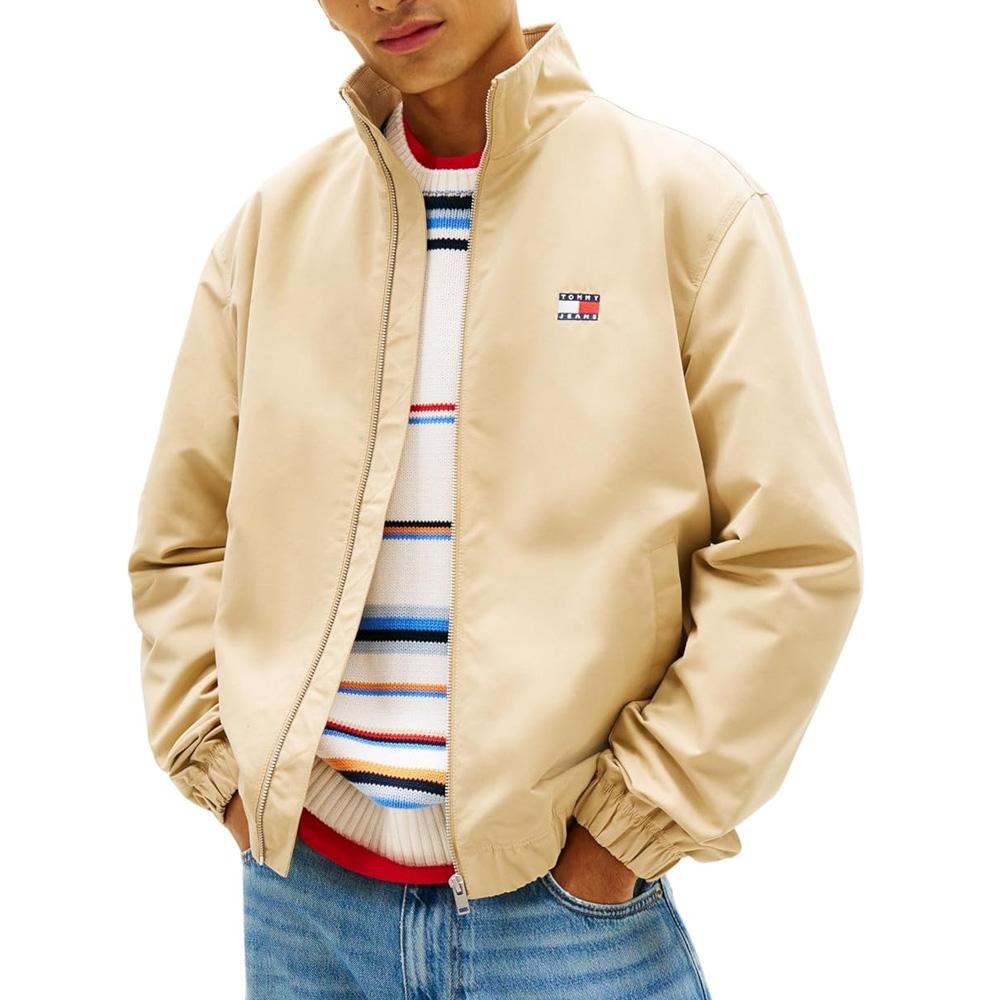 Beige Herrenjacke von Tommy Hilfiger Essentials günstig